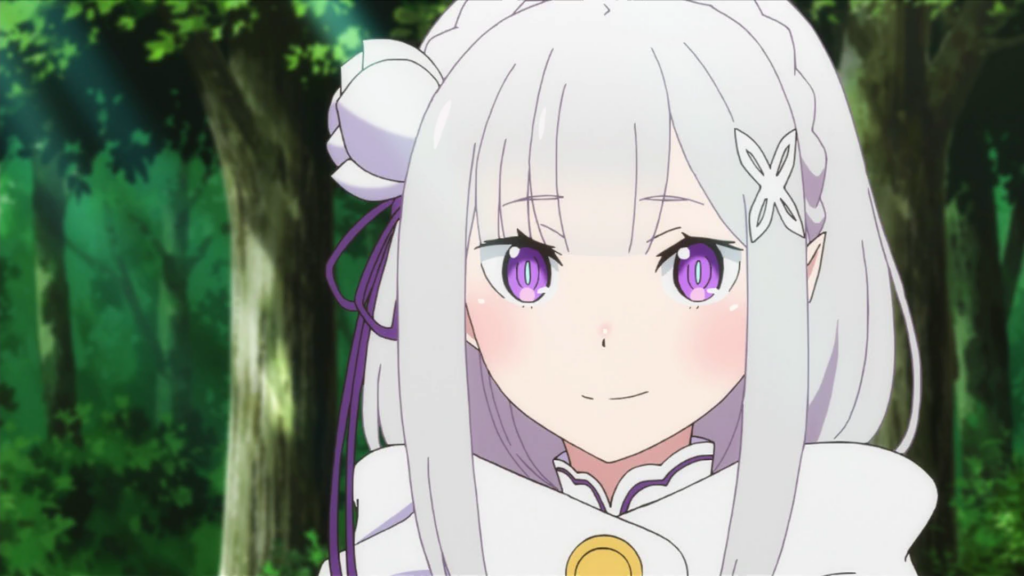 emilia re zero anime manga