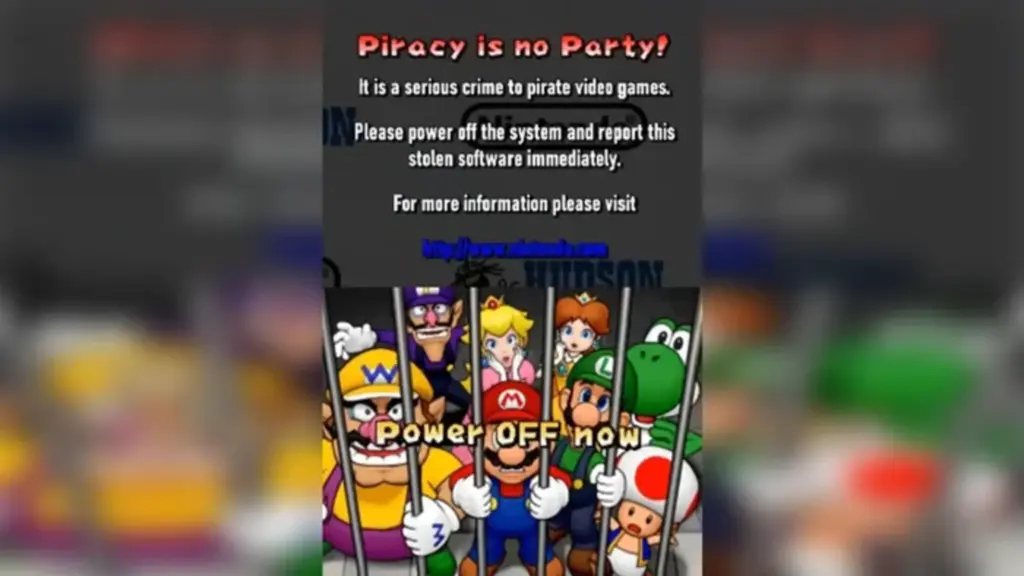 uno dei numerosi anti-piracy screen che potete trovare in giro per la rete 