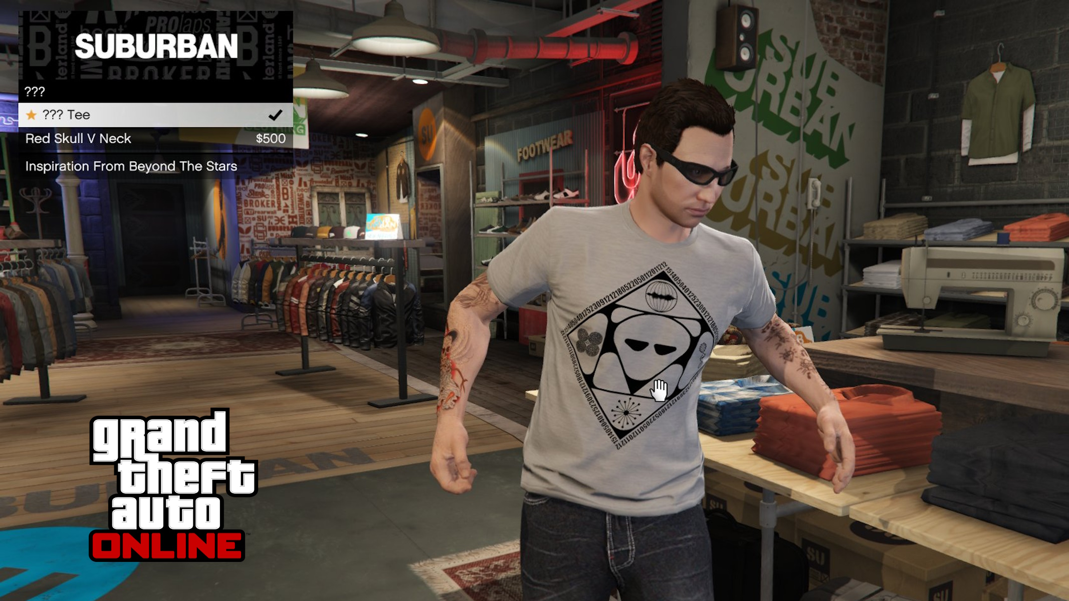 GTA Online ??? Tee outfit con messaggio segreto per GTA 6