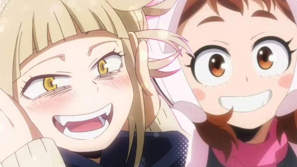 Himiko Toga e Ochako di My Hero Academia