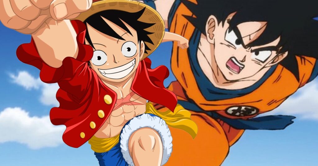 one piece dragon ball