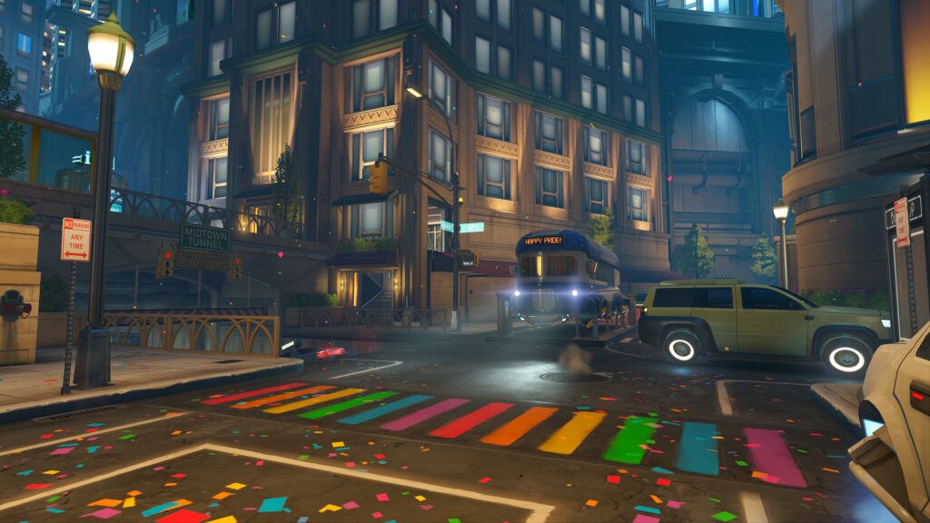 Overwatch 2 Mappa Midtown celebrativa del Pride Month