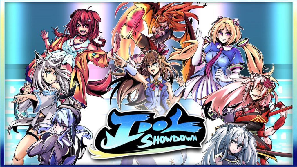 Idol Showdown giochi gratis di lotta Vtuber Hololive copertina Steam