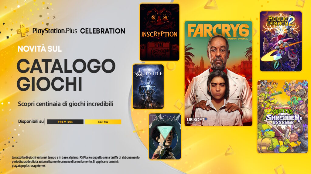 Catalogo Giochi PlayStation Plus Extra e Premium di Giugno 2023