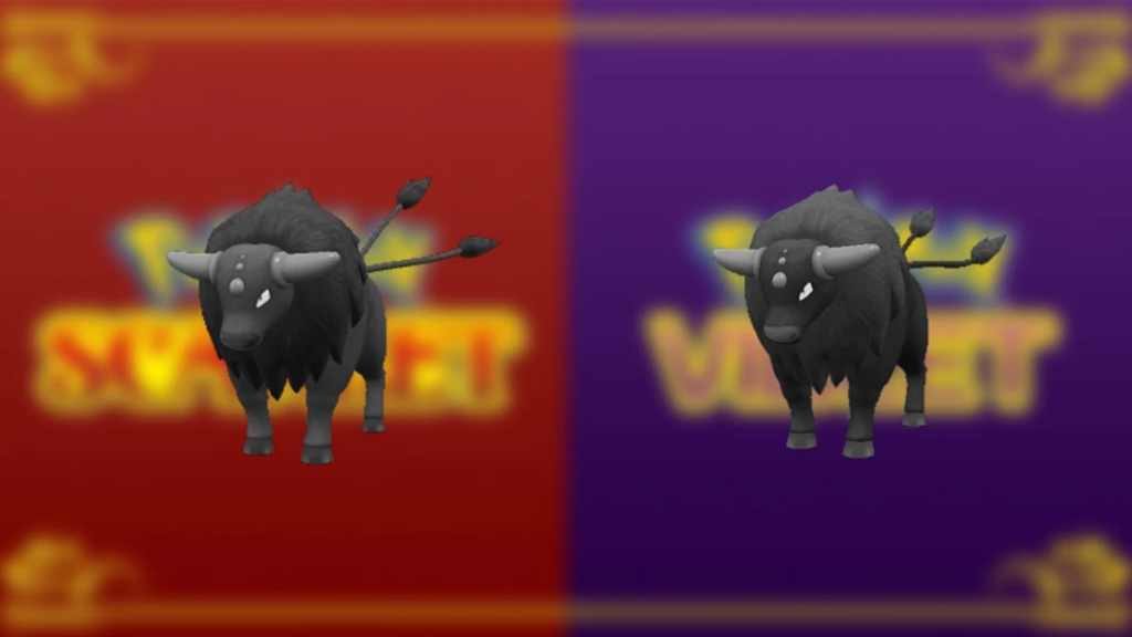 pokemon scarlattoe violetto tauros shiny