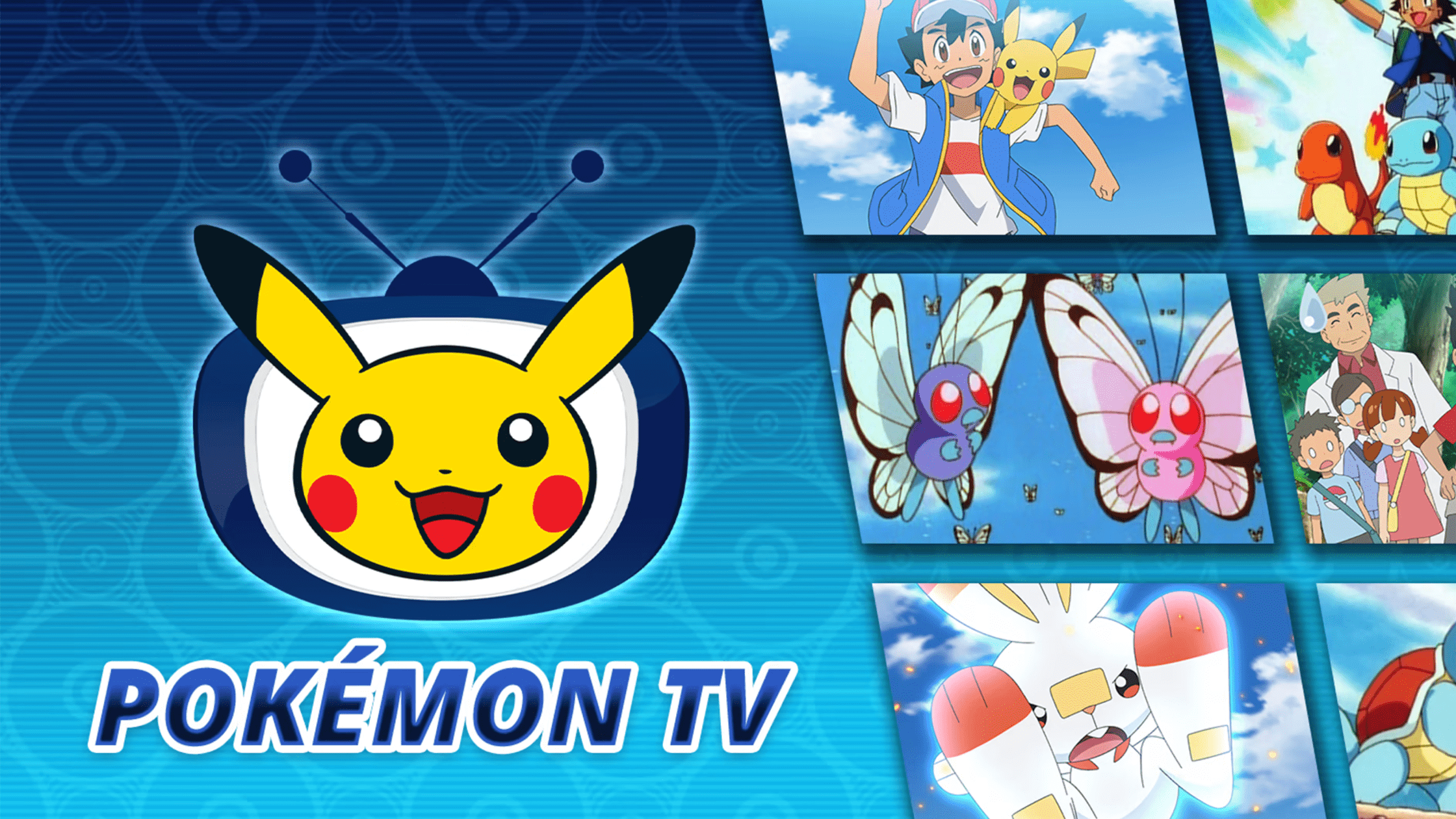Banner di Pokemon TV servizio di streaming gratis per film e anime