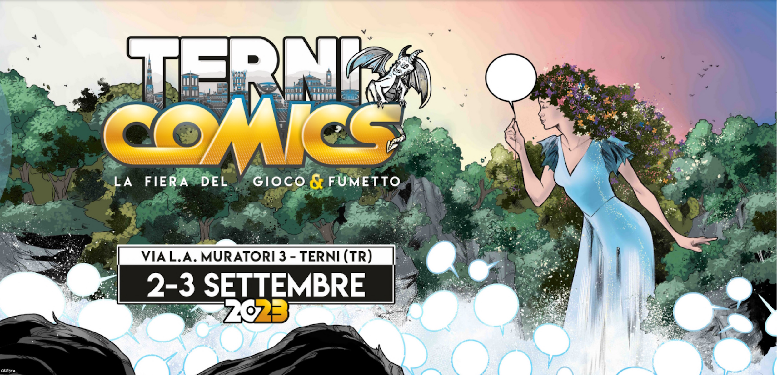 Terni Comics Locandina Ufficiale Prima Edizione