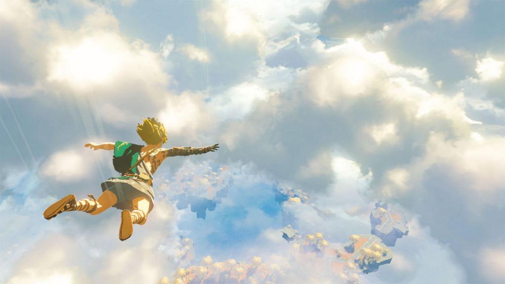 Zelda - Tears of the Kingdom: qual è il record di completamento più veloce? 2 Zelda Tears of the Kindom caduta dal cielo