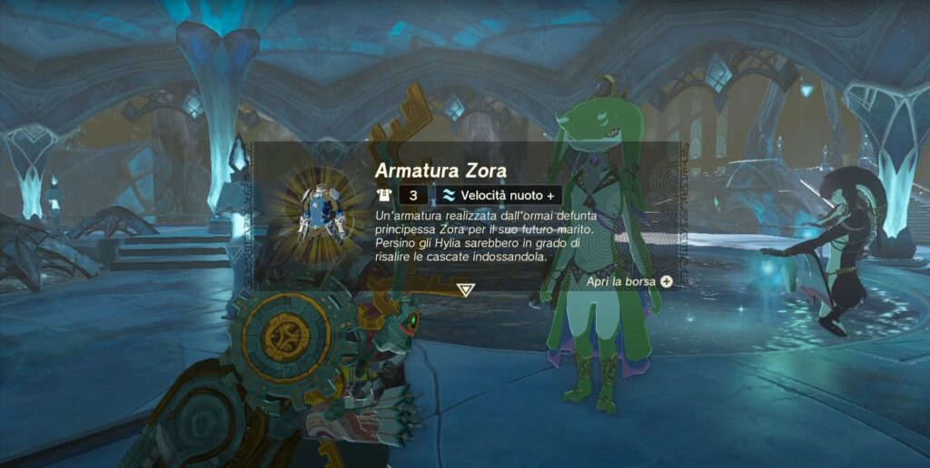 zelda armatura zora