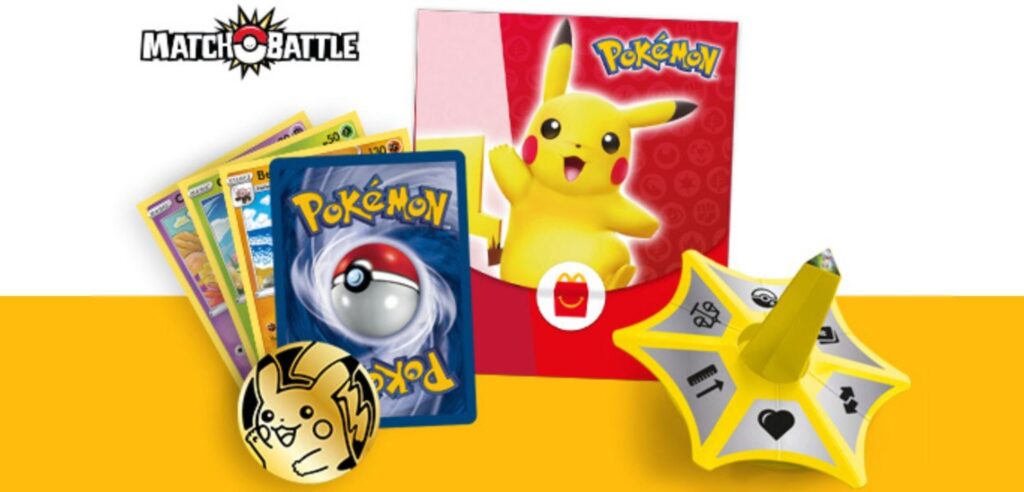 carte pokemon nell'happy meal di Mc Donald's