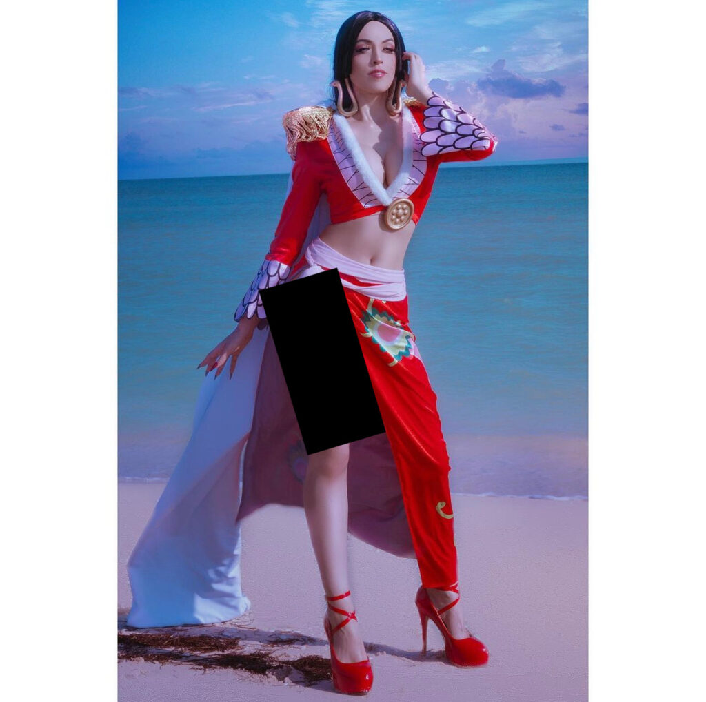 Cosplay di Boa Hancock di One Piece