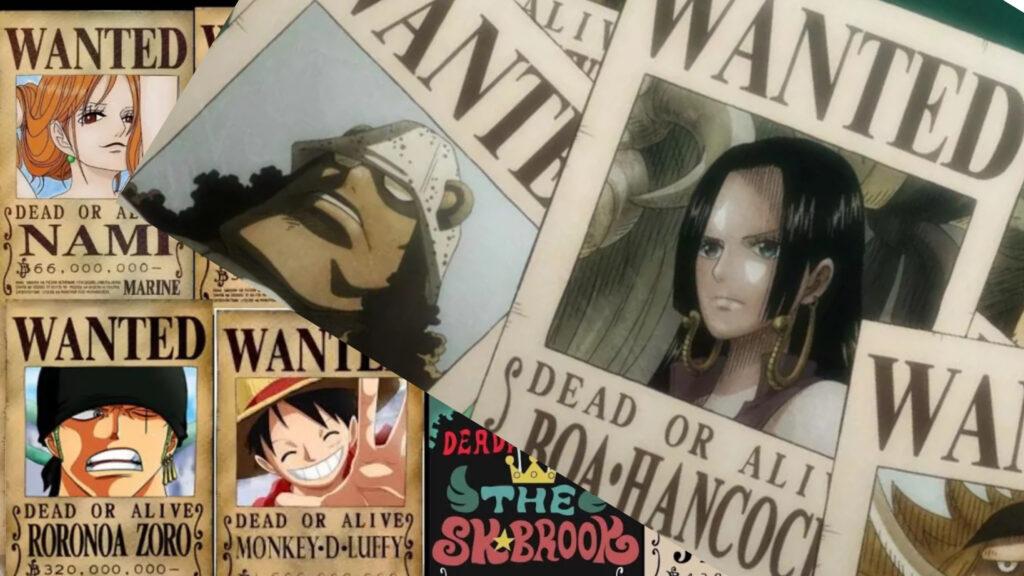 One Piece poster ricercati personaggi