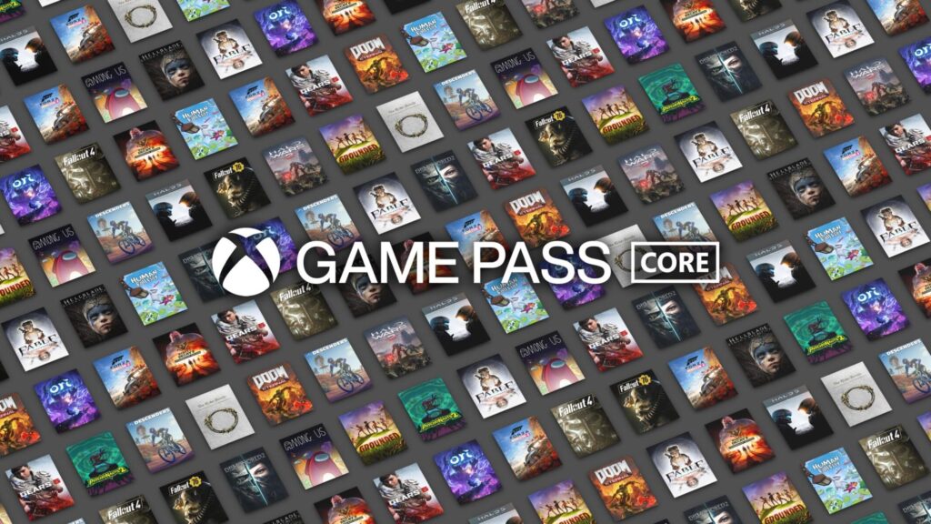 Xbox Game Pass Core catalogo