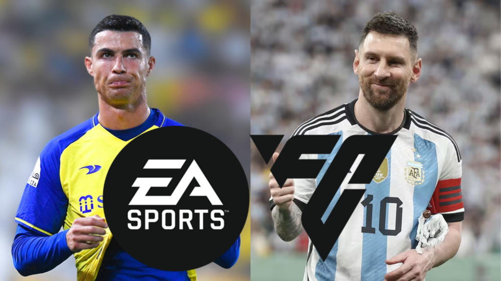 Messi e Ronaldo in EA Sports FC 24