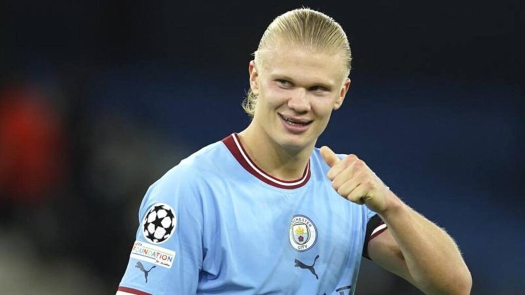 Haaland col suo Manchester City