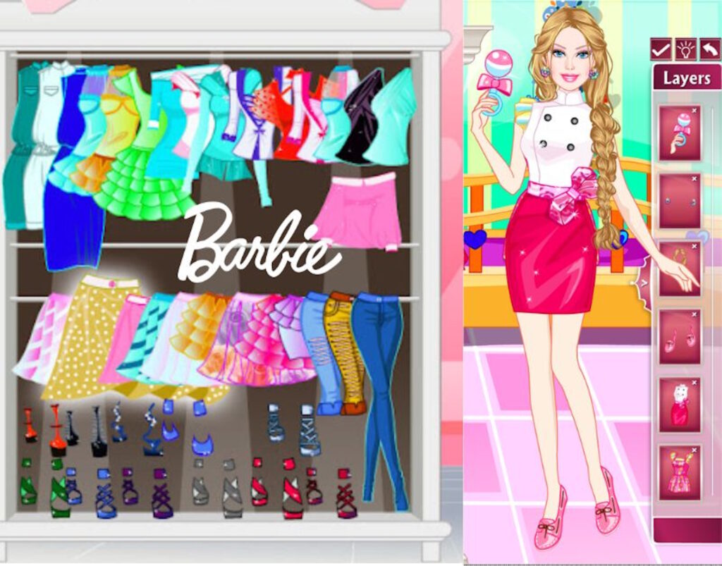 Barbie Dress Up Videogame