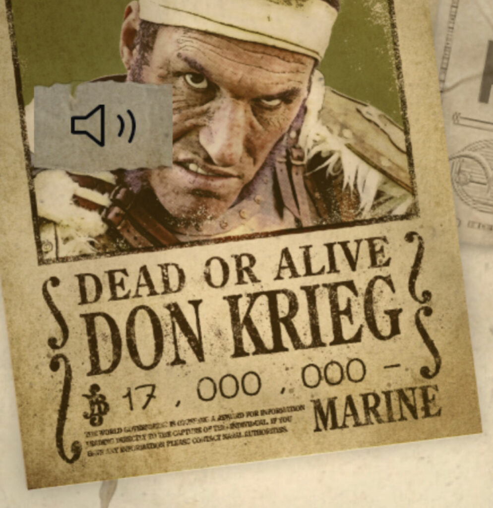 Don Krieg manifesto One Piece