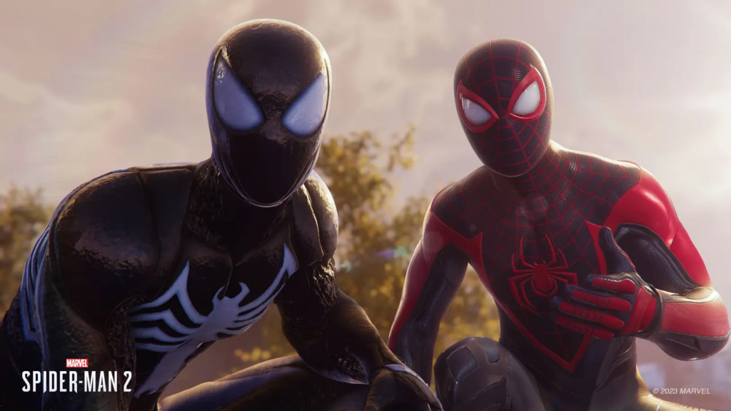 Peter e Miles, i protagonisti di Marvel's Spider-Man 2