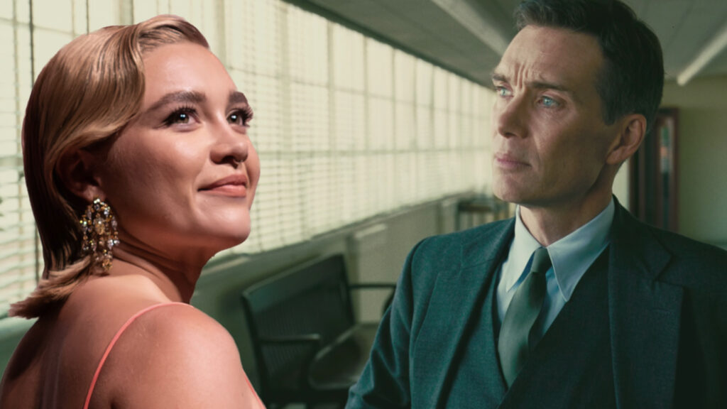 Florence Pugh e Cilian Murphy in Oppenheimer