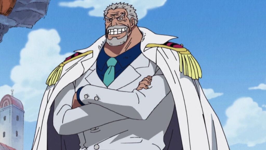 Garp nell'anime di One Piece