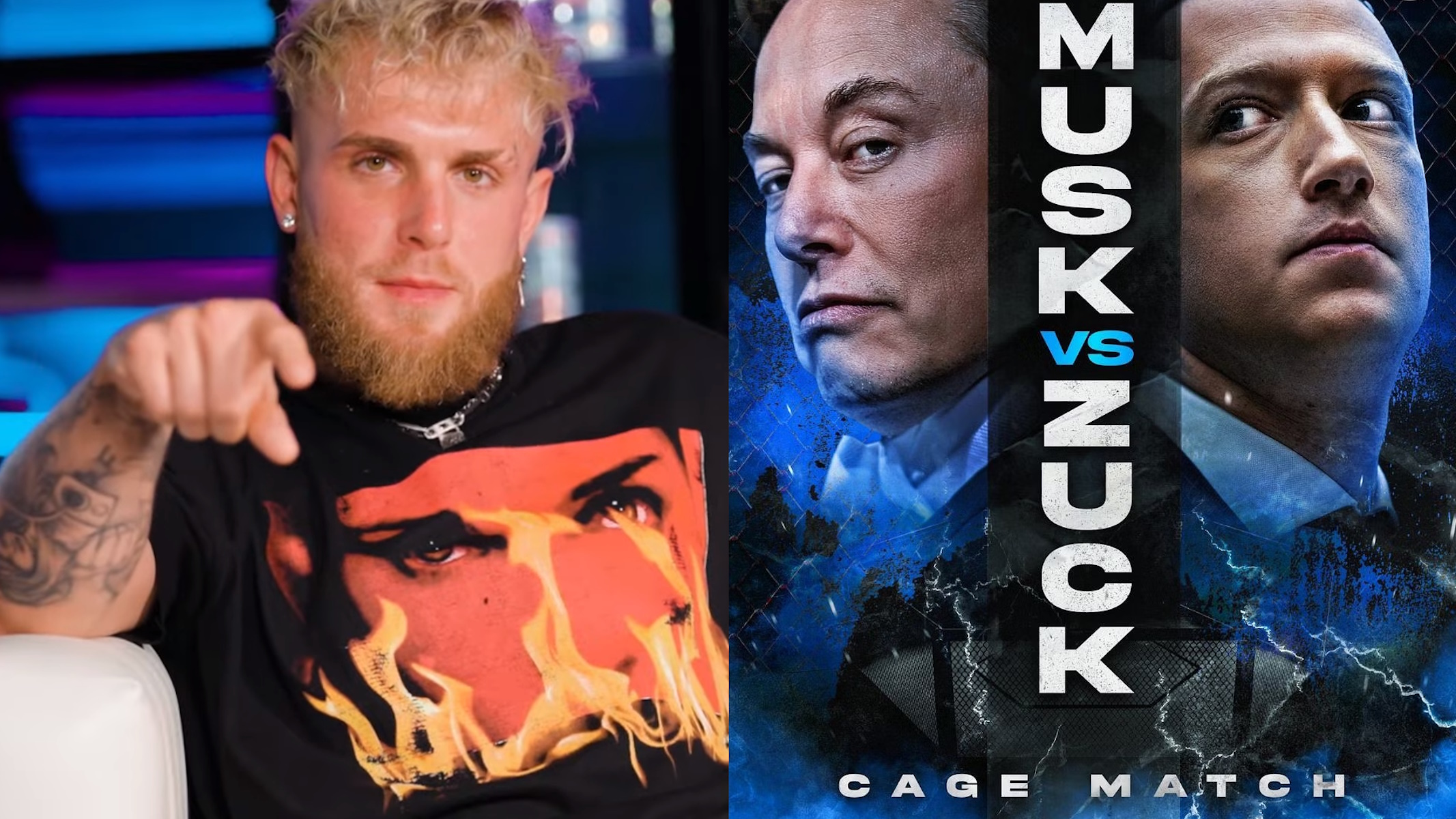 Jake Paul: Dichiarazioni sullo scontro tra Musk e Zuckerberg