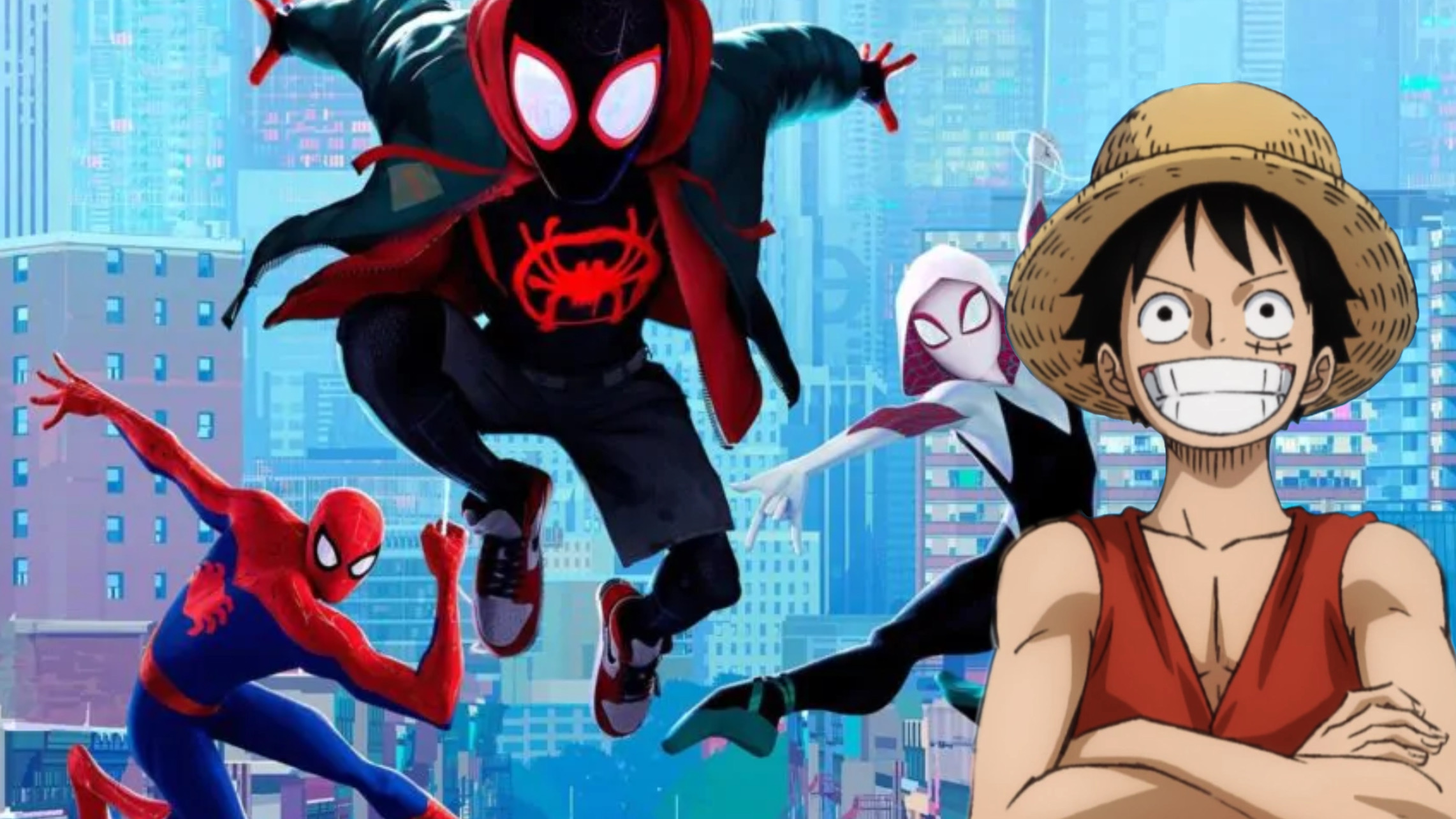 Spider-Man: Across the Spider-Verse e Luffy di One Piece