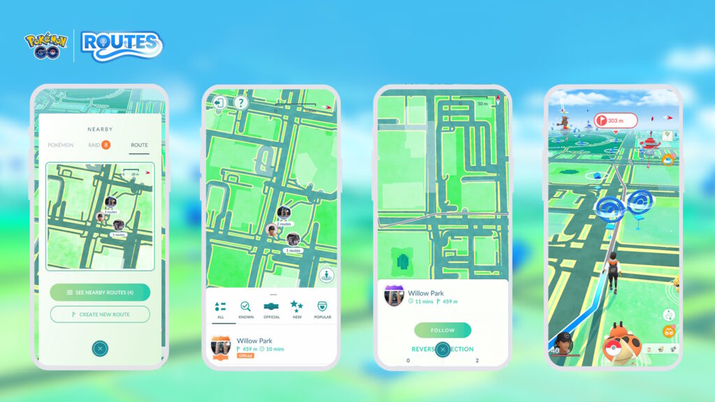 Pokémon GO Percorsi locali