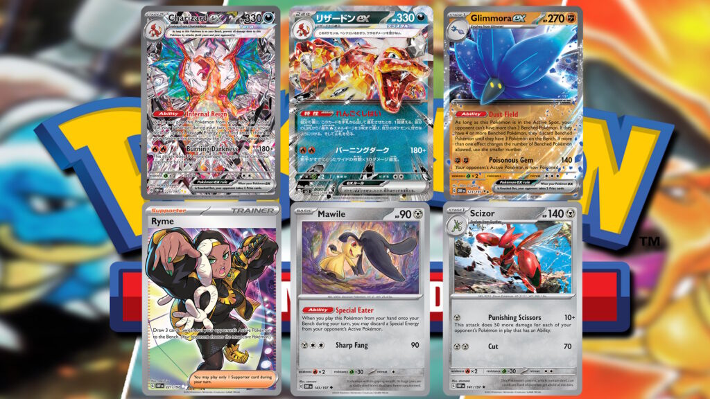 Pokémon nuove carte mostrate del set Scarlatto e Violetto Ossidiana Infuocata