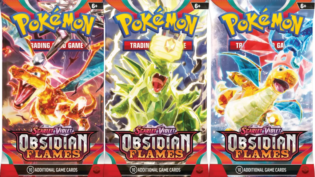 Buste di carte Pokemon Obsidian Flames