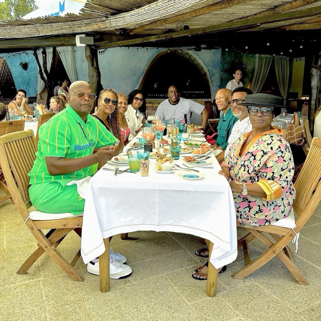 Samuel L. Jackson e Magic Johnson