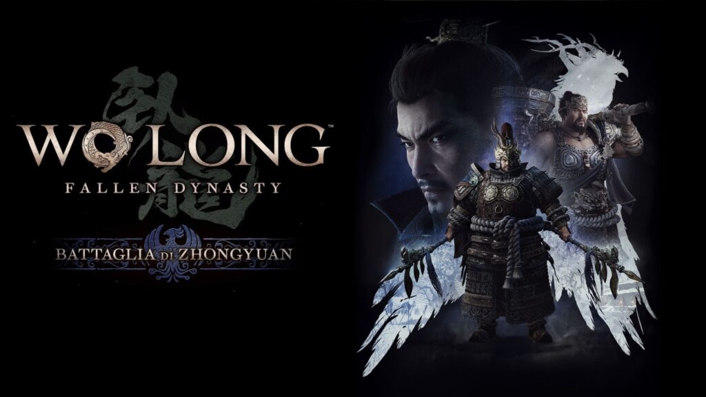 Wo Long: Fallen Dynasty - Battaglia di Zhongyuan copertina con titolo