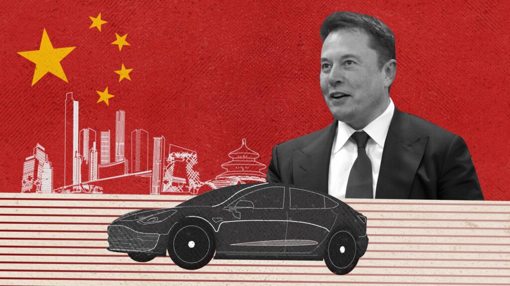 Elon Musk, patron di Tesla, che ha una Gigafactory a Shangai dove viene prodotta un auto ogni 40 secondi
