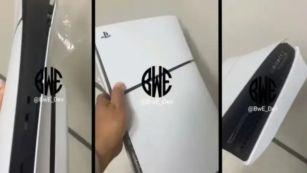 alcune immagini del Leak di PS5 Slim