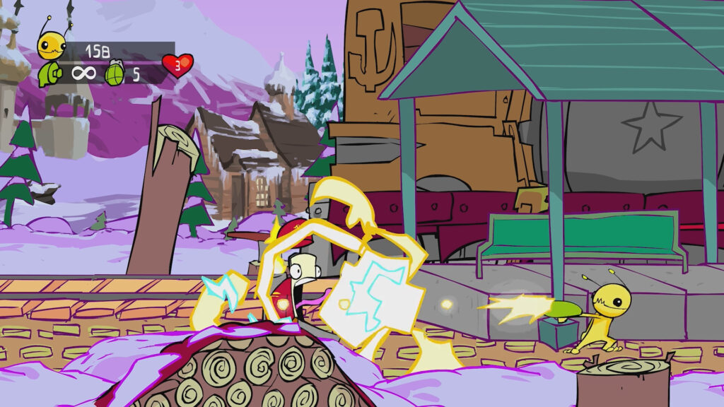 Alien Hominid HD screenshot di gioco