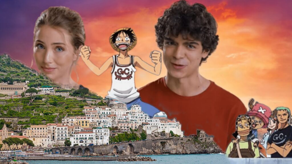 Amalfi e protagonisti live-action di One Piece