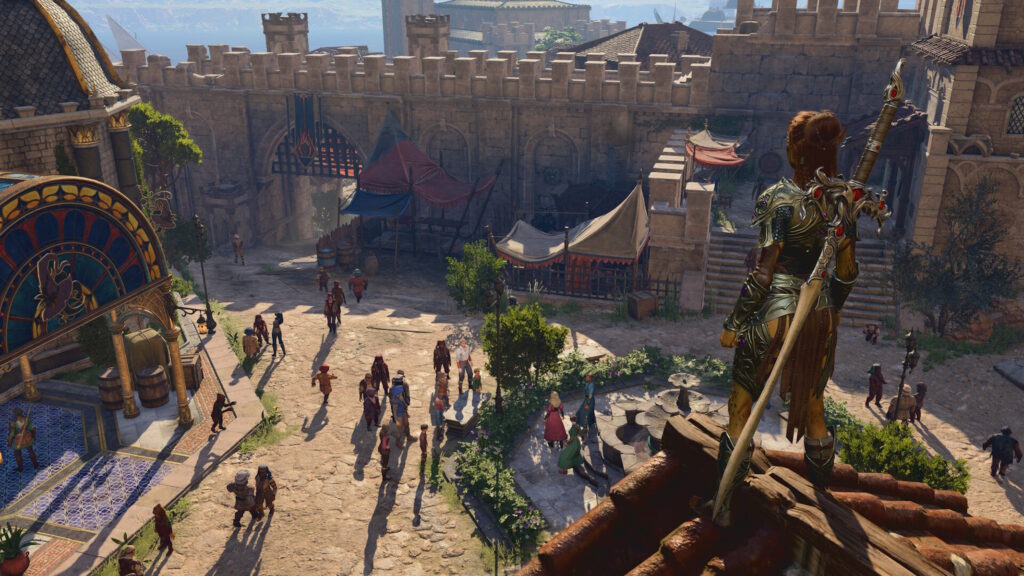 Baldur's Gate 3 panoramica sulla cittadina