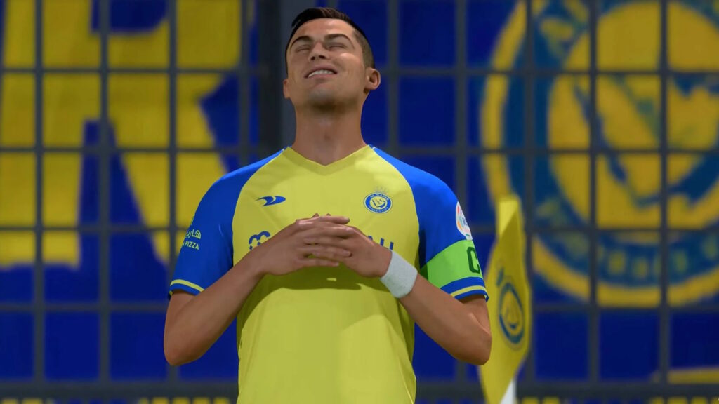 EA Sports FC 24 Cristiano Ronaldo Esultanza riposo