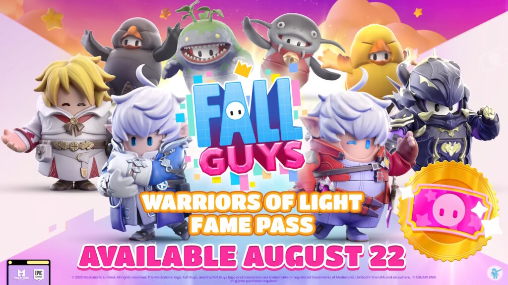 Fall Guys Warriors of Light Fame Pass