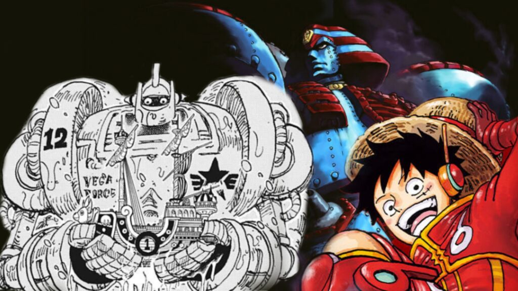 Vegaforce-01, Giant Robo e Luffy di One Piece