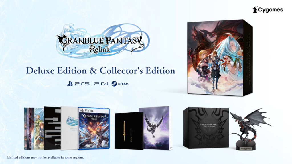 Granblue Fantasy: Relink, collector's edition e deluxe edition