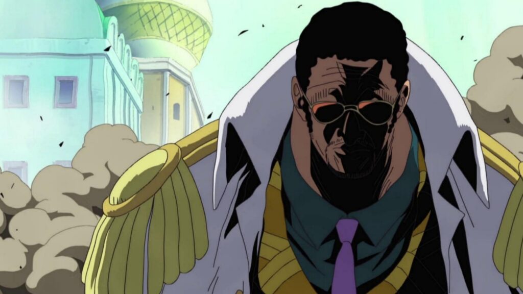 Kizaru nell'anime di One Piece