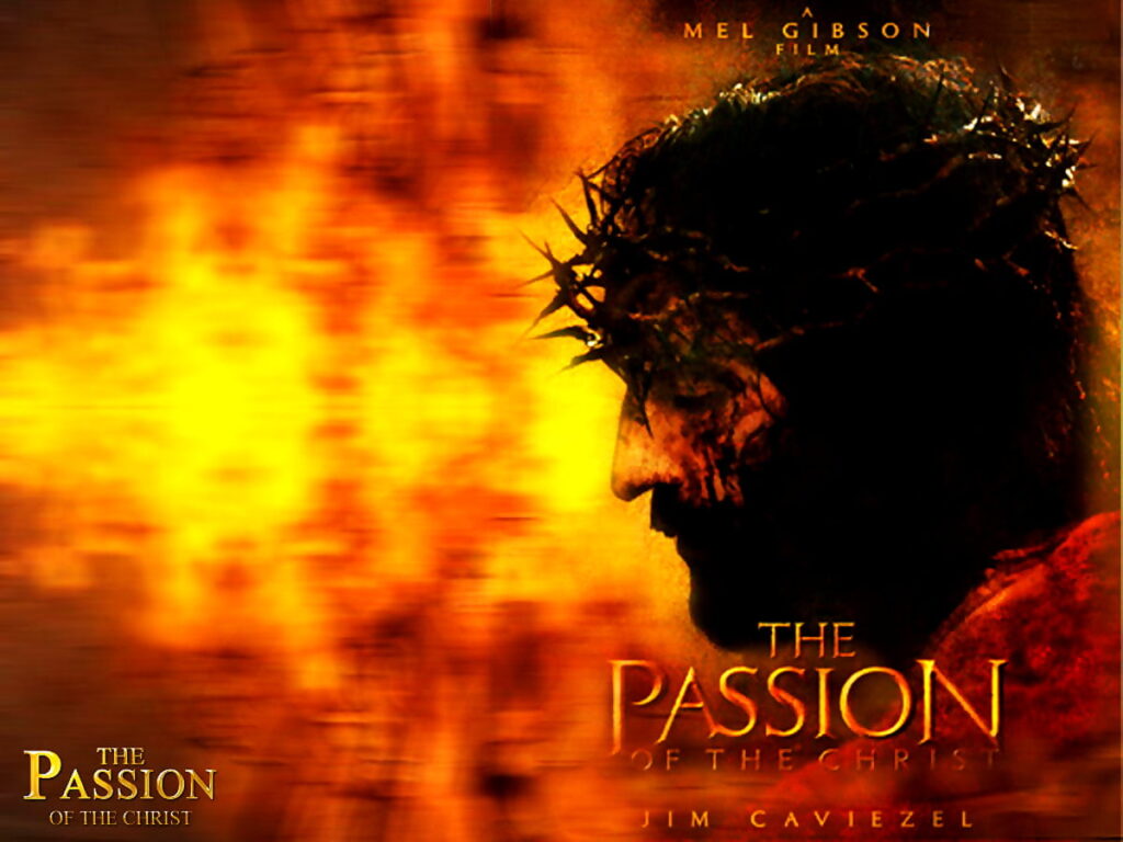 la passione di cristo film manifesto copertina sfondo