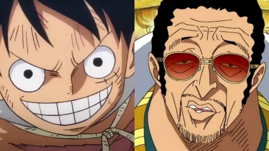 Luffy e Kizaru di One Piece
