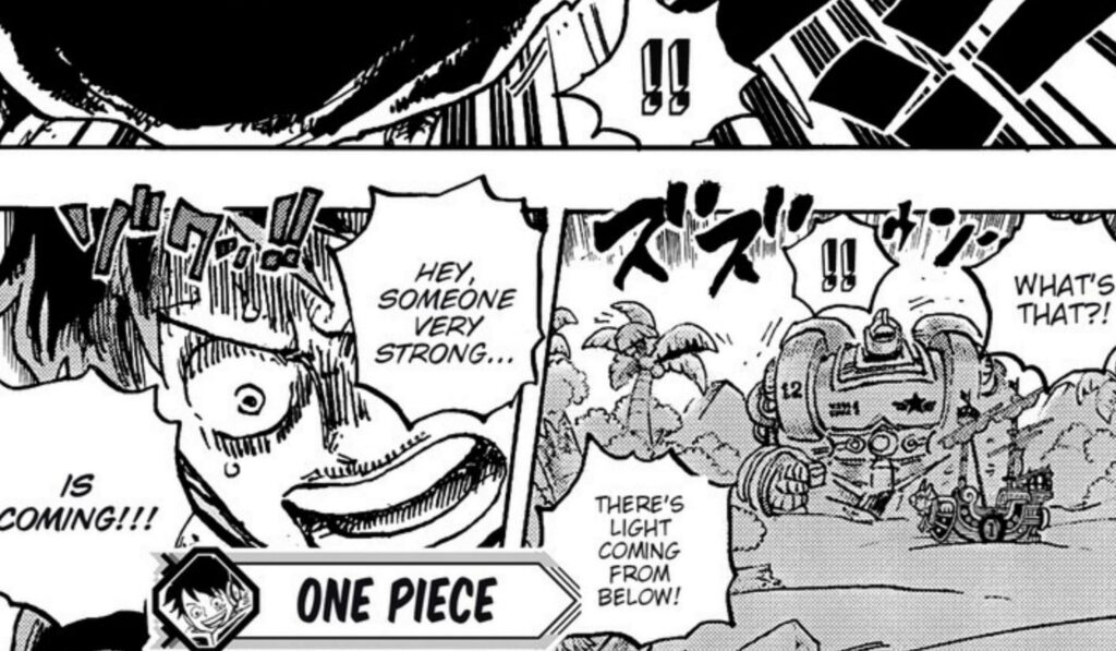 Luffy nel manga di One Piece