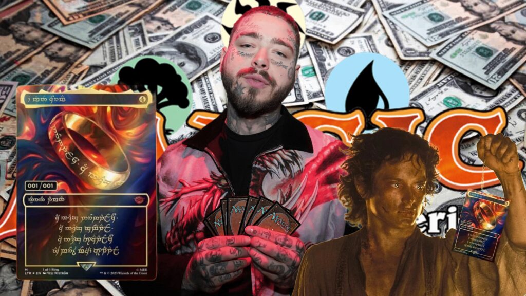 Post Malone con l'Unico Anello di Magic