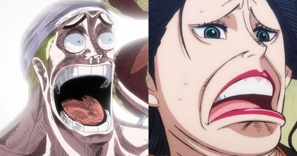 Enel e Nico Robin di One Piece