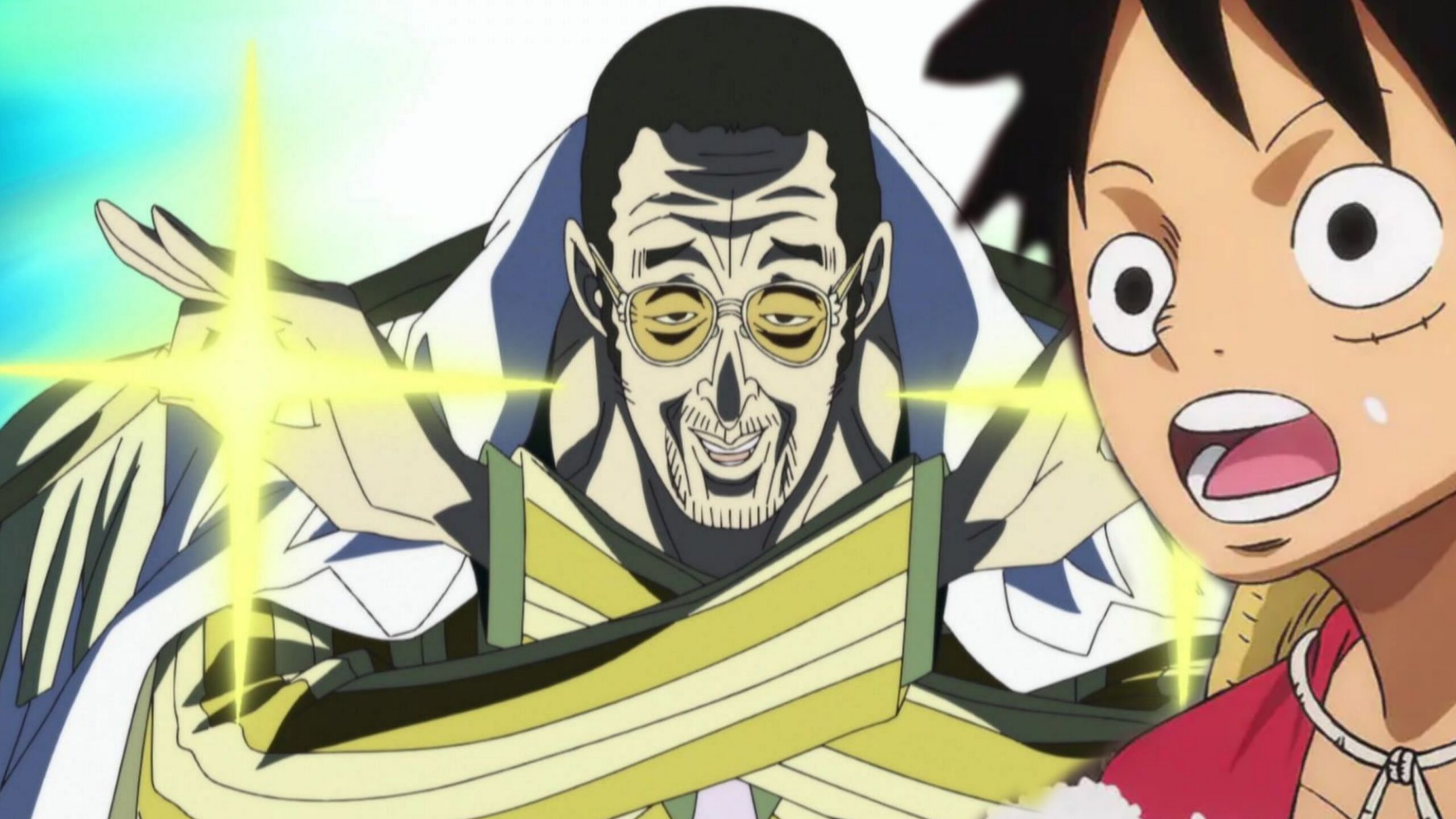 Kizaru e Luffy di One Piece