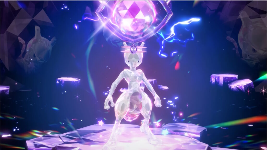 Pokémon Scarlatto e Violetto Mewtwo Tera Raid