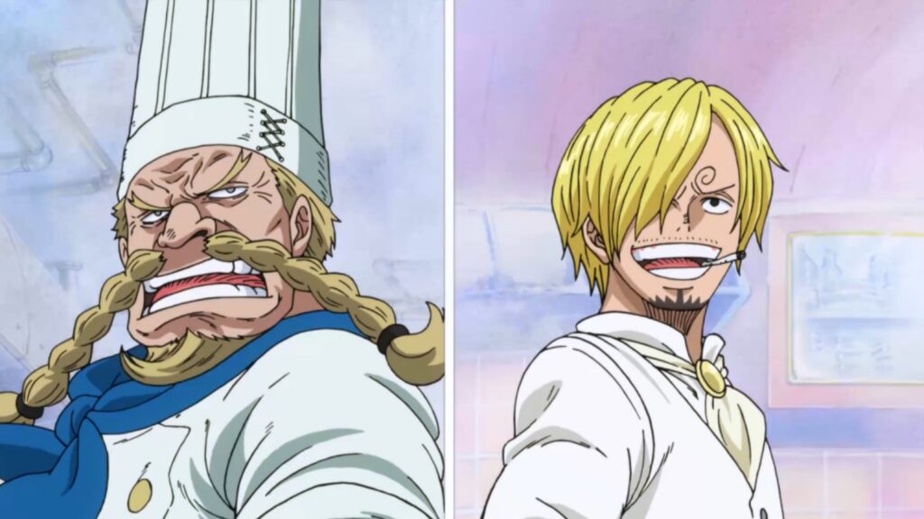 Zef e Sanji in One Piece