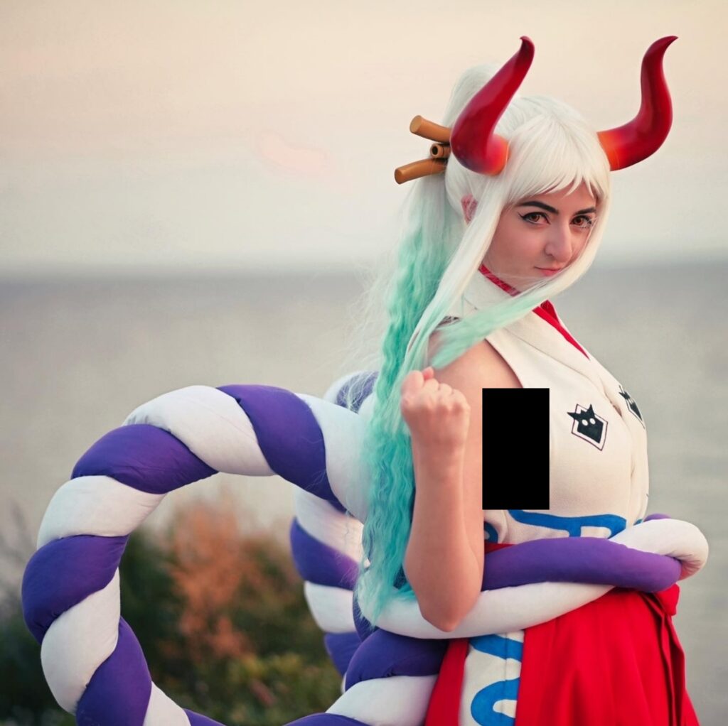 Cosplay di Yamato di One Piece